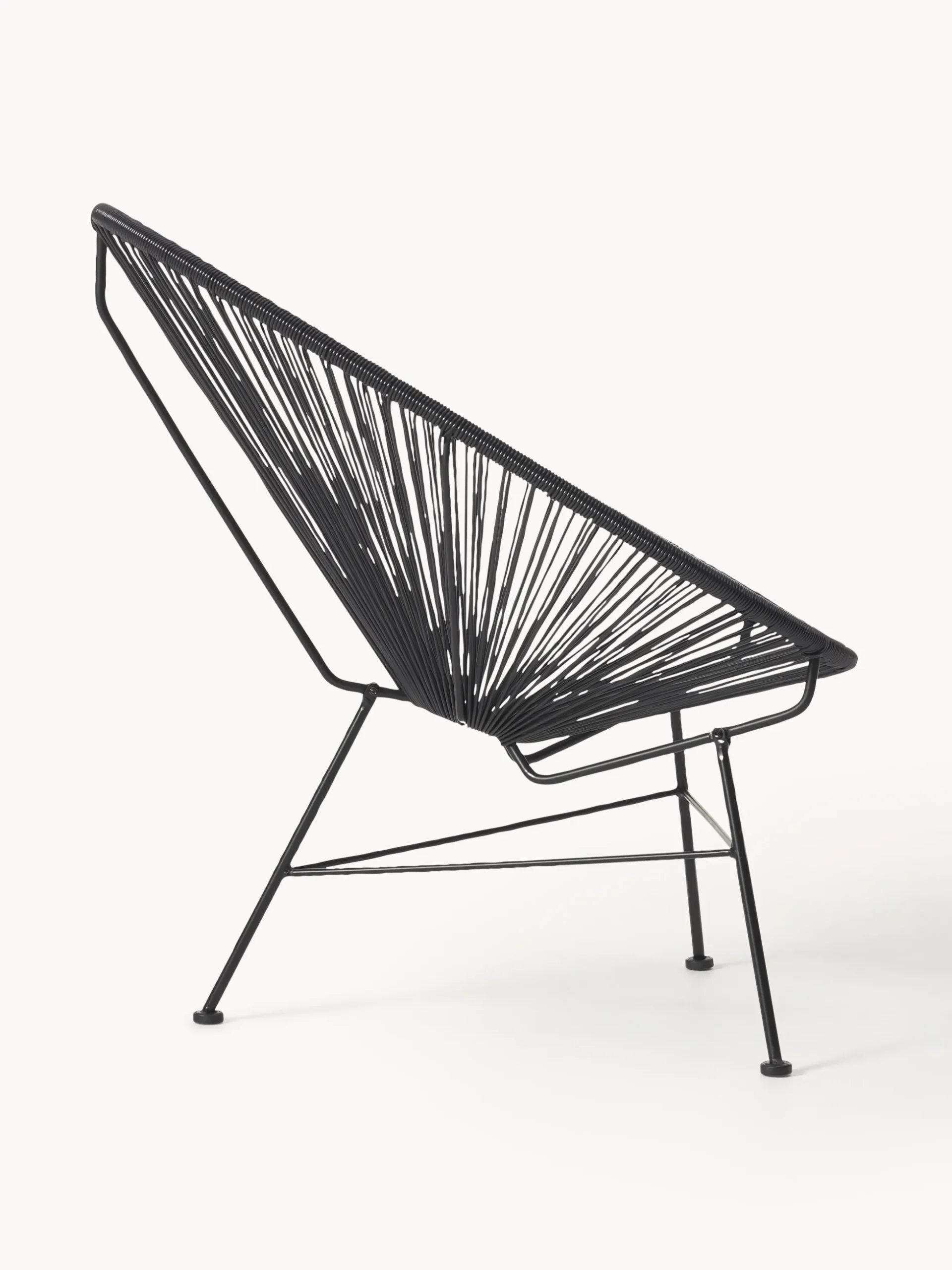 Poltrona lounge in plastica intrecciata Bahia