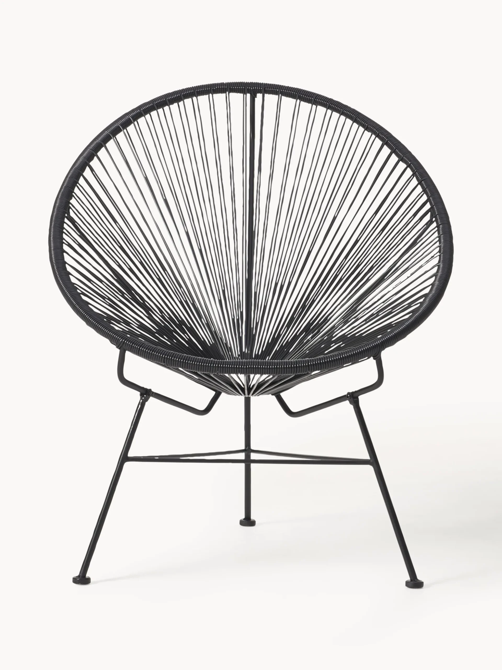 Poltrona lounge in plastica intrecciata Bahia