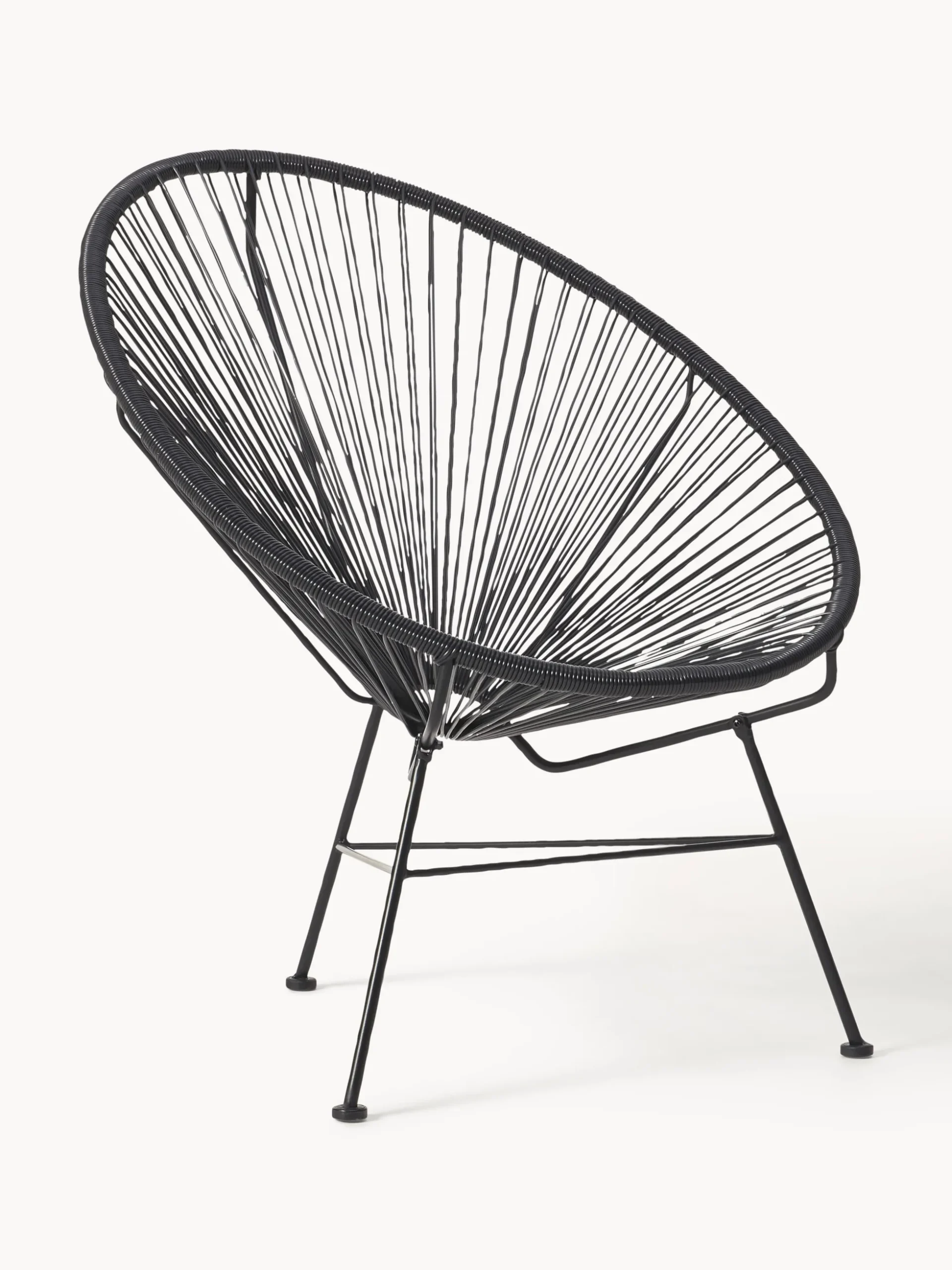 Poltrona lounge in plastica intrecciata Bahia