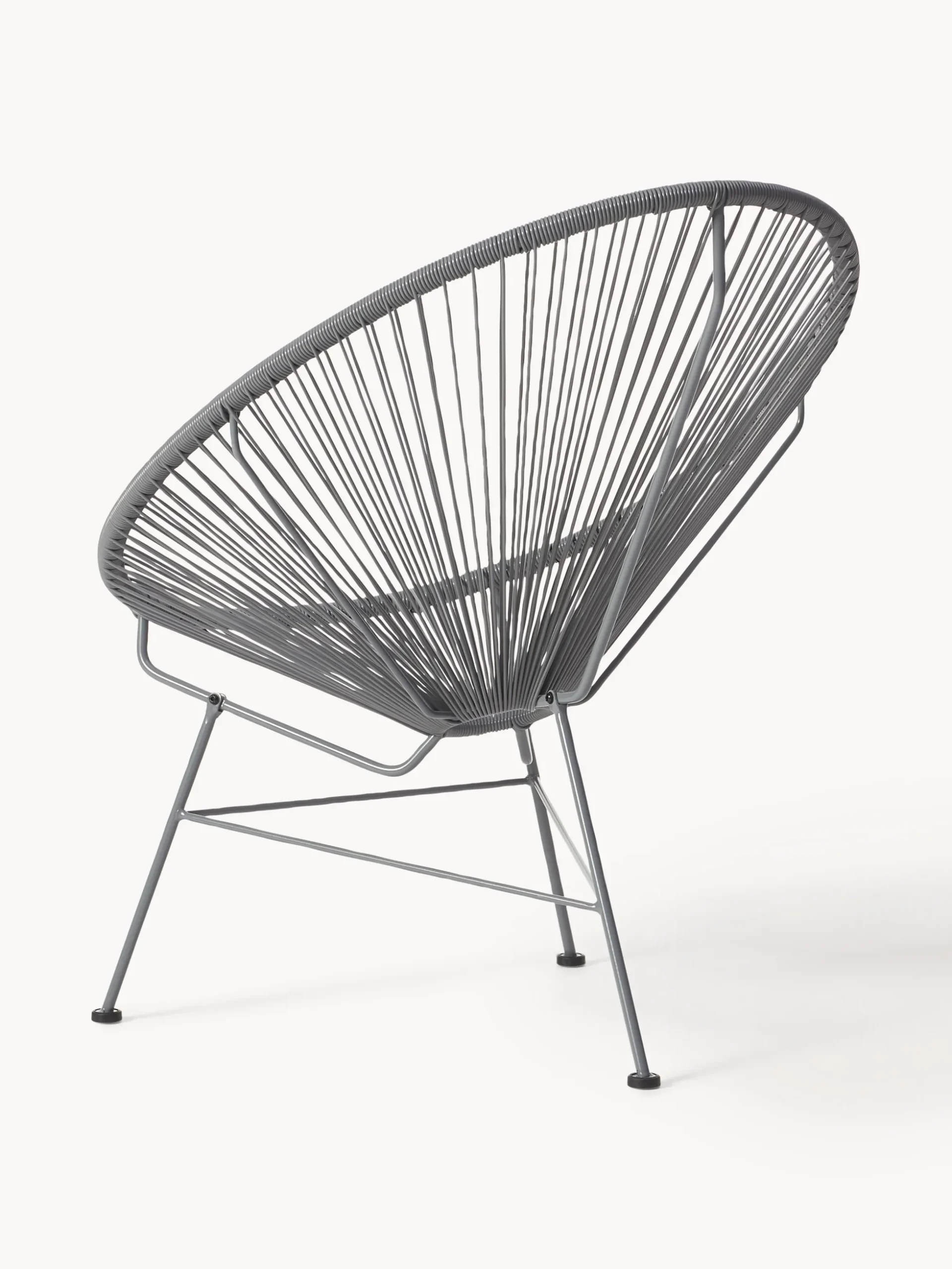 Poltrona lounge in plastica intrecciata Bahia