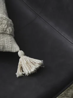 Poltrona lounge in similpelle Barrel