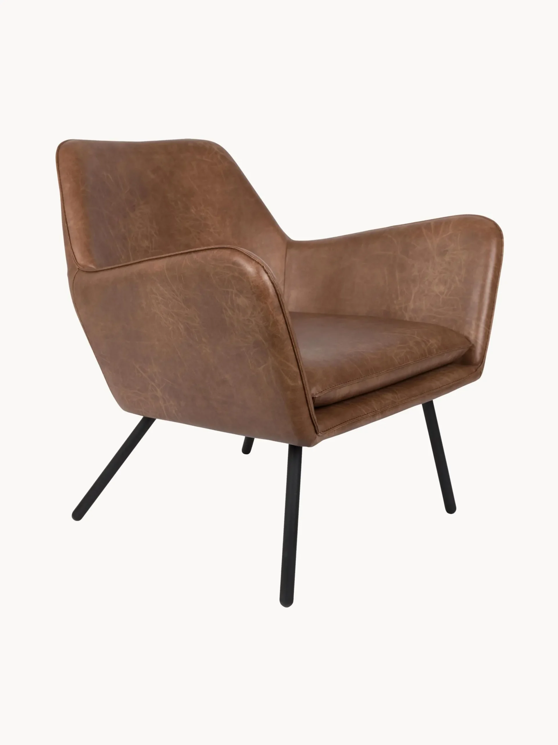 Poltrona lounge in similpelle Bon