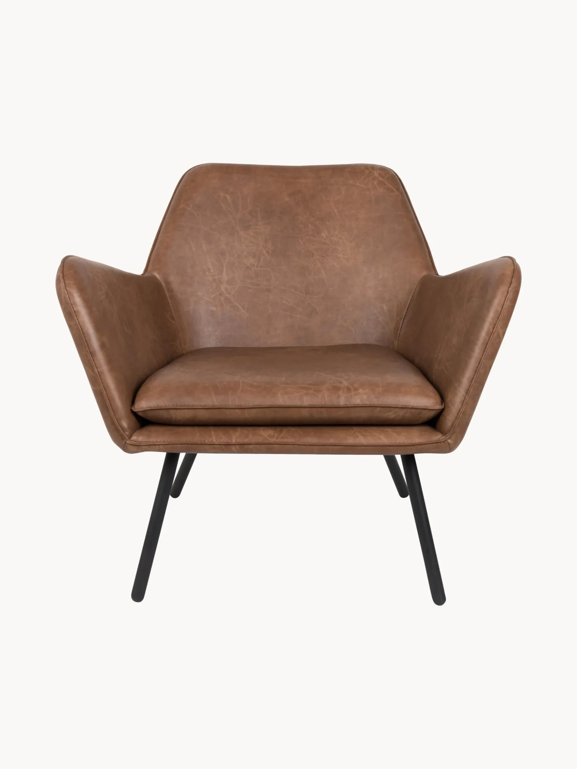 Poltrona lounge in similpelle Bon