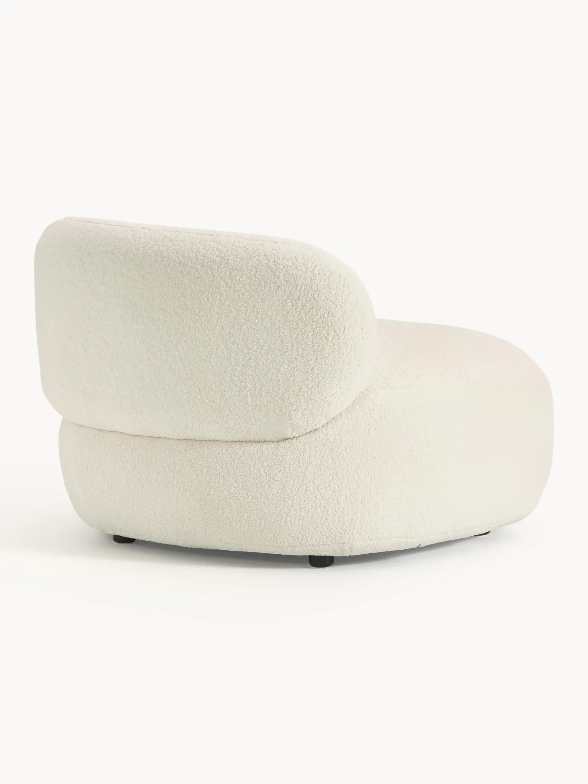 Poltrona lounge in teddy Alba