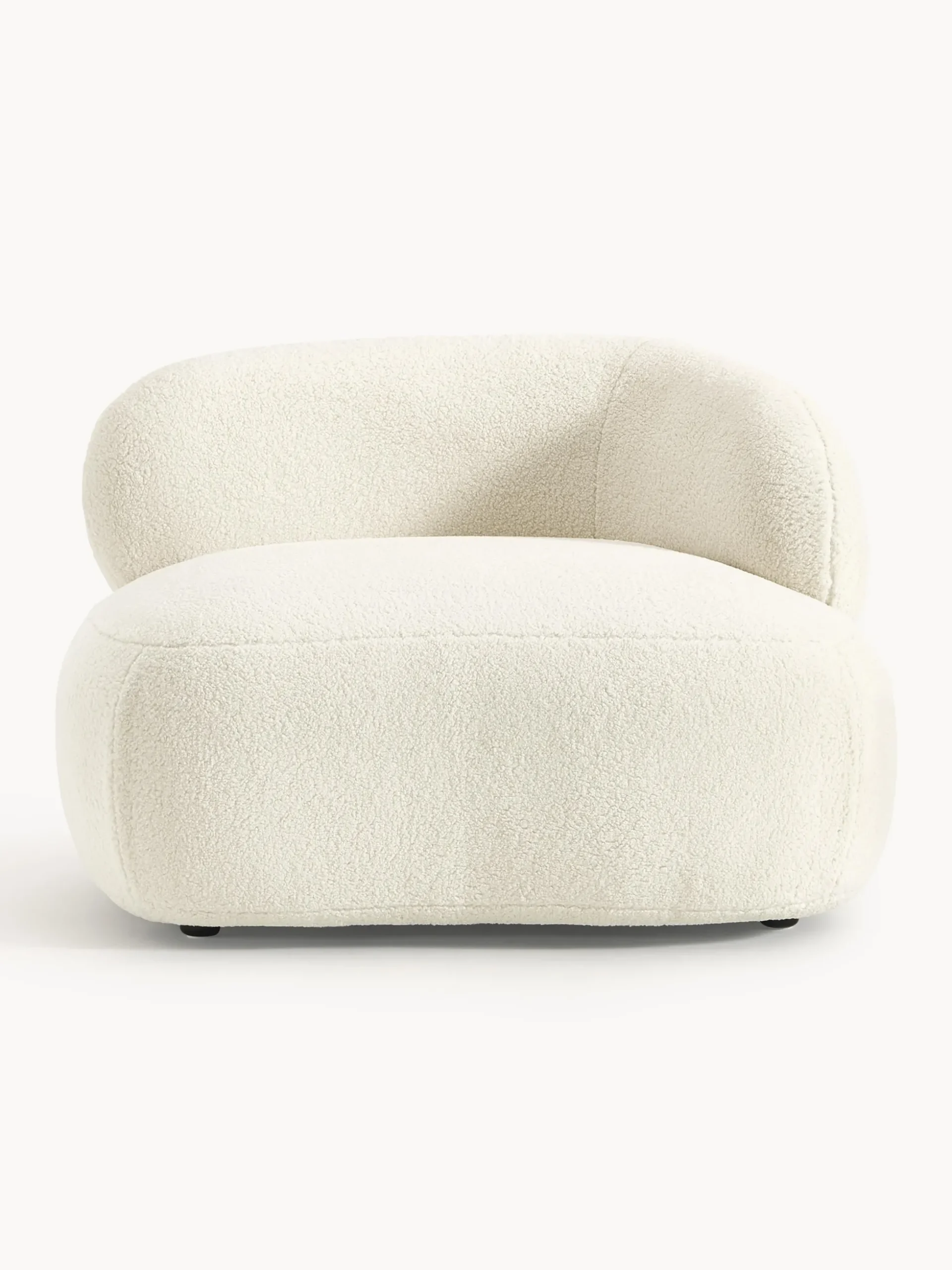 Poltrona lounge in teddy Alba