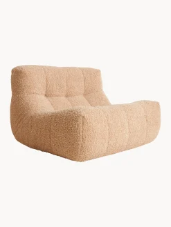 Poltrona lounge in teddy fatta a mano Lazy