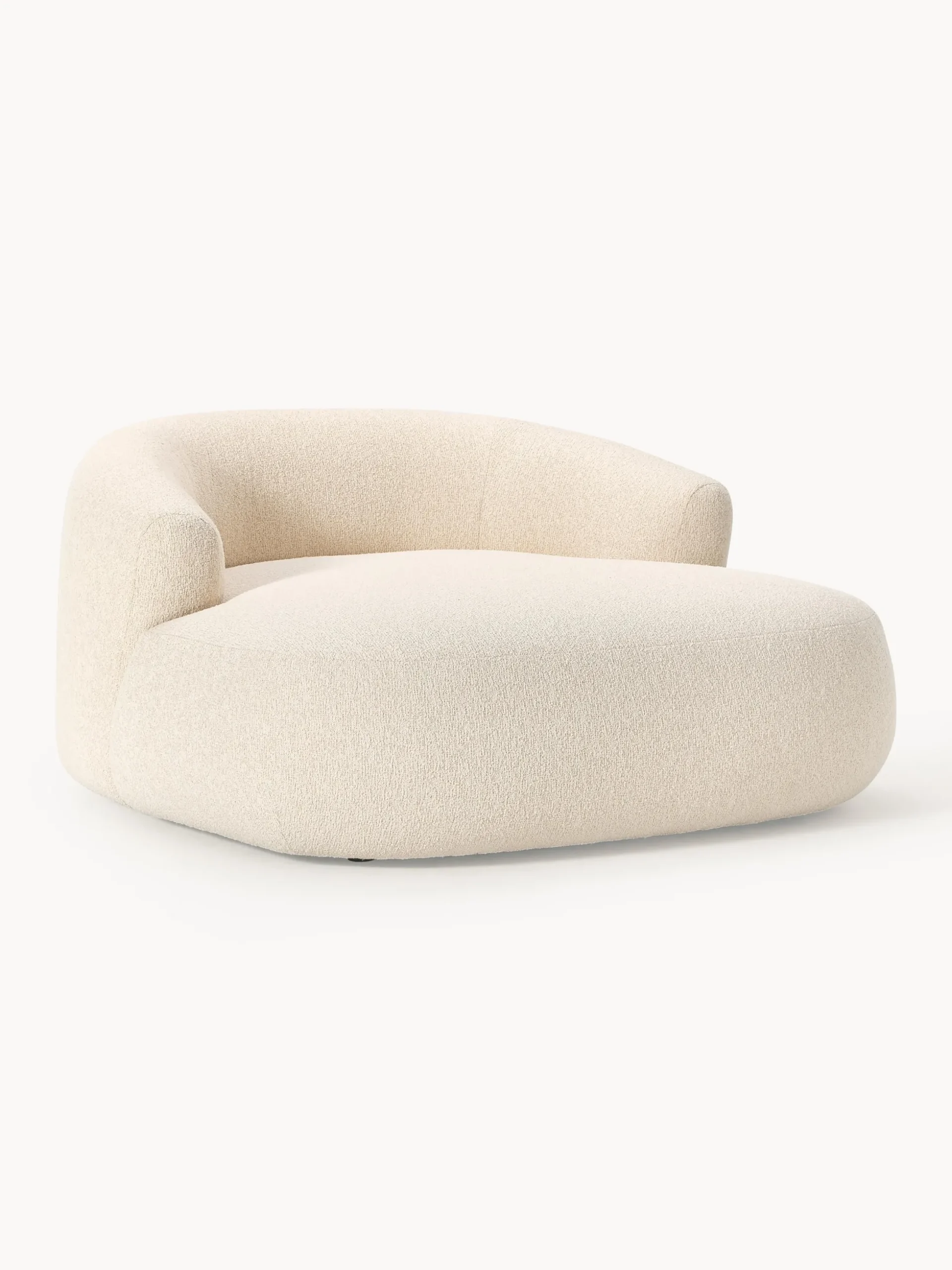 Poltrona lounge XL in bouclé Sofia