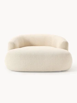 Poltrona lounge XL in bouclé Sofia