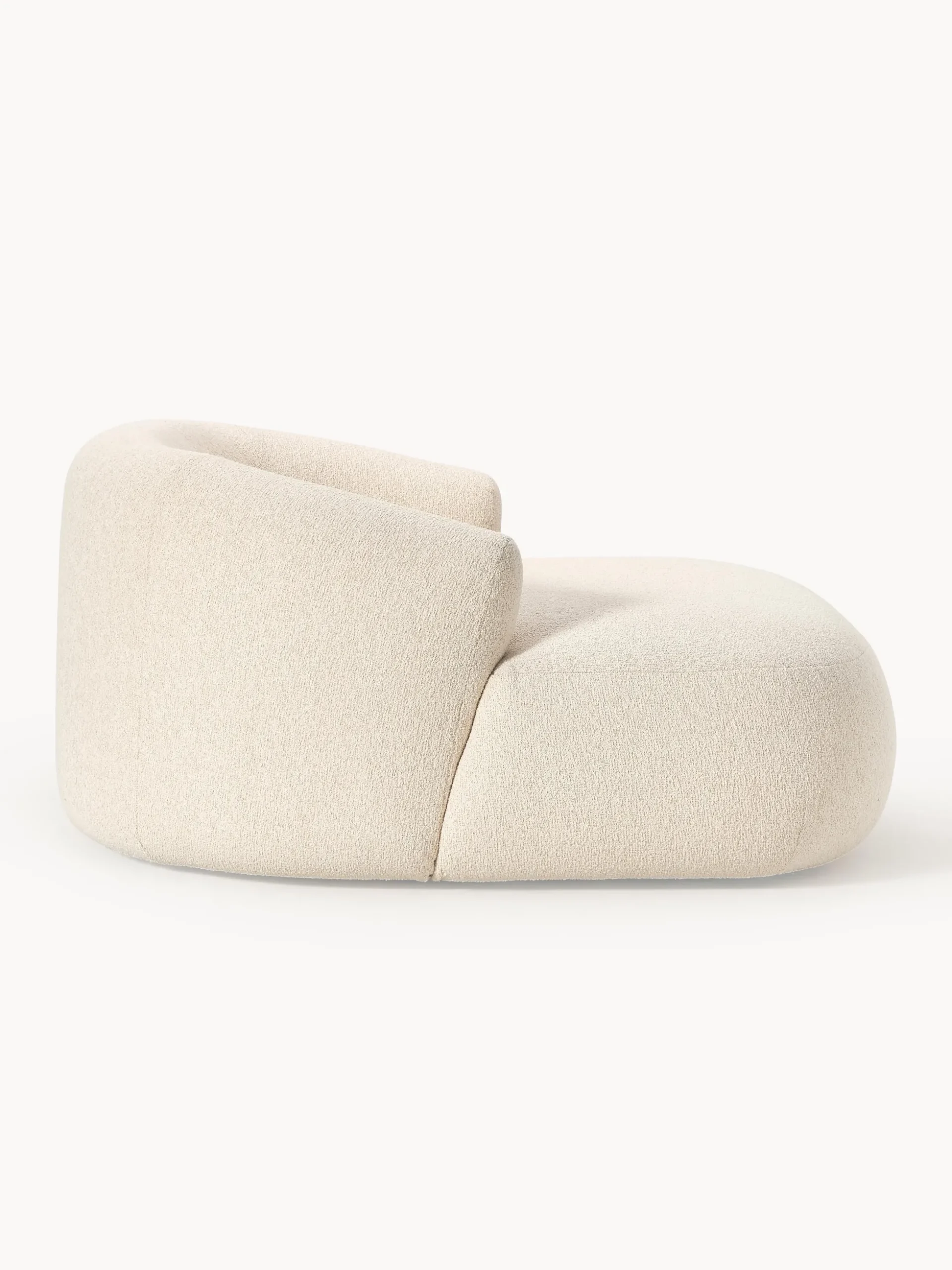 Poltrona lounge XL in bouclé Sofia