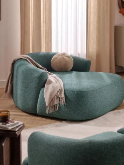Poltrona lounge XL in bouclé Sofia