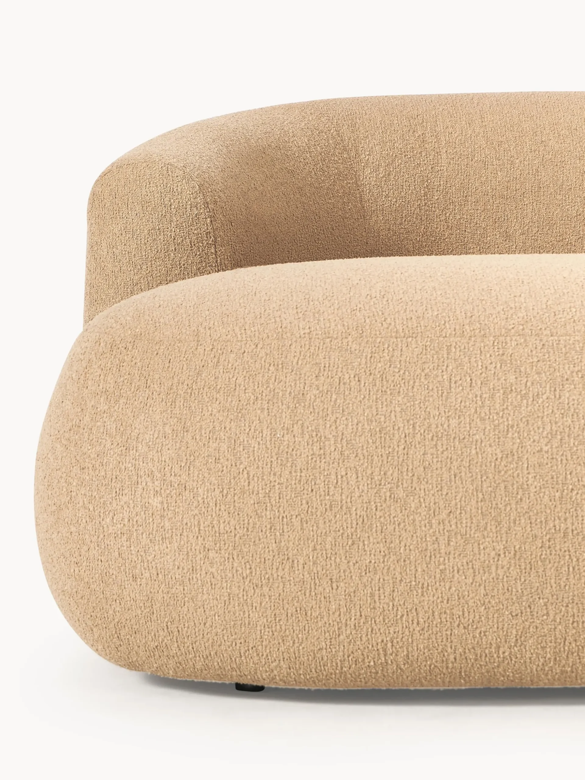 Poltrona lounge XL in bouclé Sofia