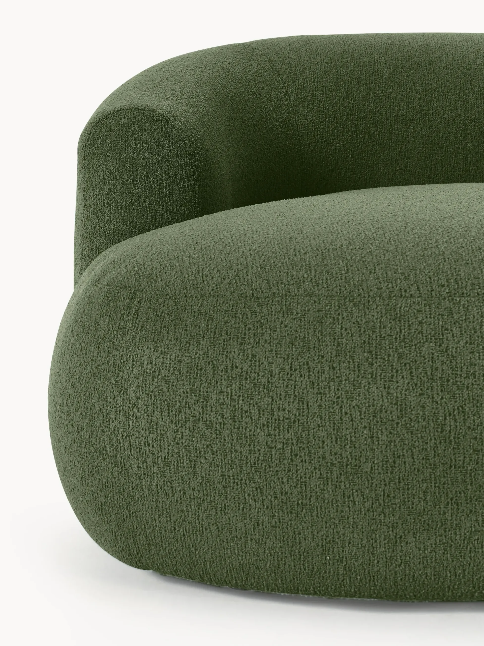 Poltrona lounge XL in bouclé Sofia