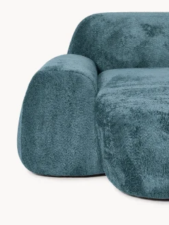 Poltrona lounge XL in teddy bouclé Wolke