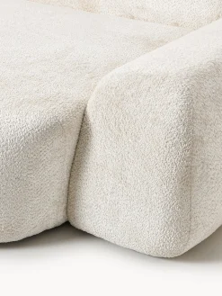 Poltrona lounge XL in teddy bouclé Wolke