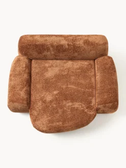 Poltrona lounge XL in teddy bouclé Wolke