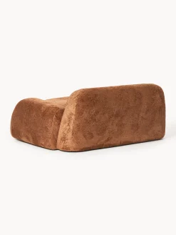 Poltrona lounge XL in teddy bouclé Wolke