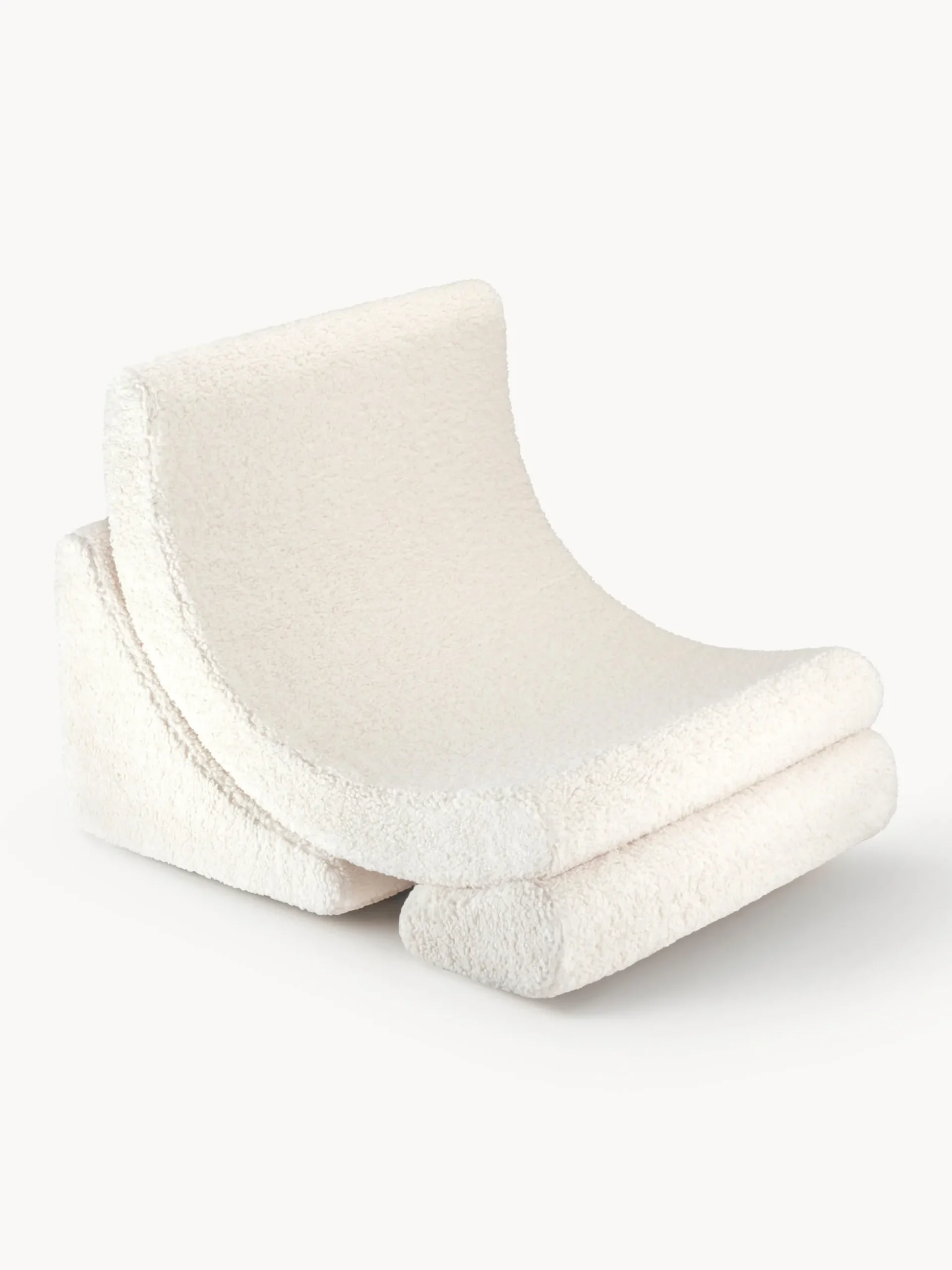 Poltrona per bambini in teddy fatta a mano Moon