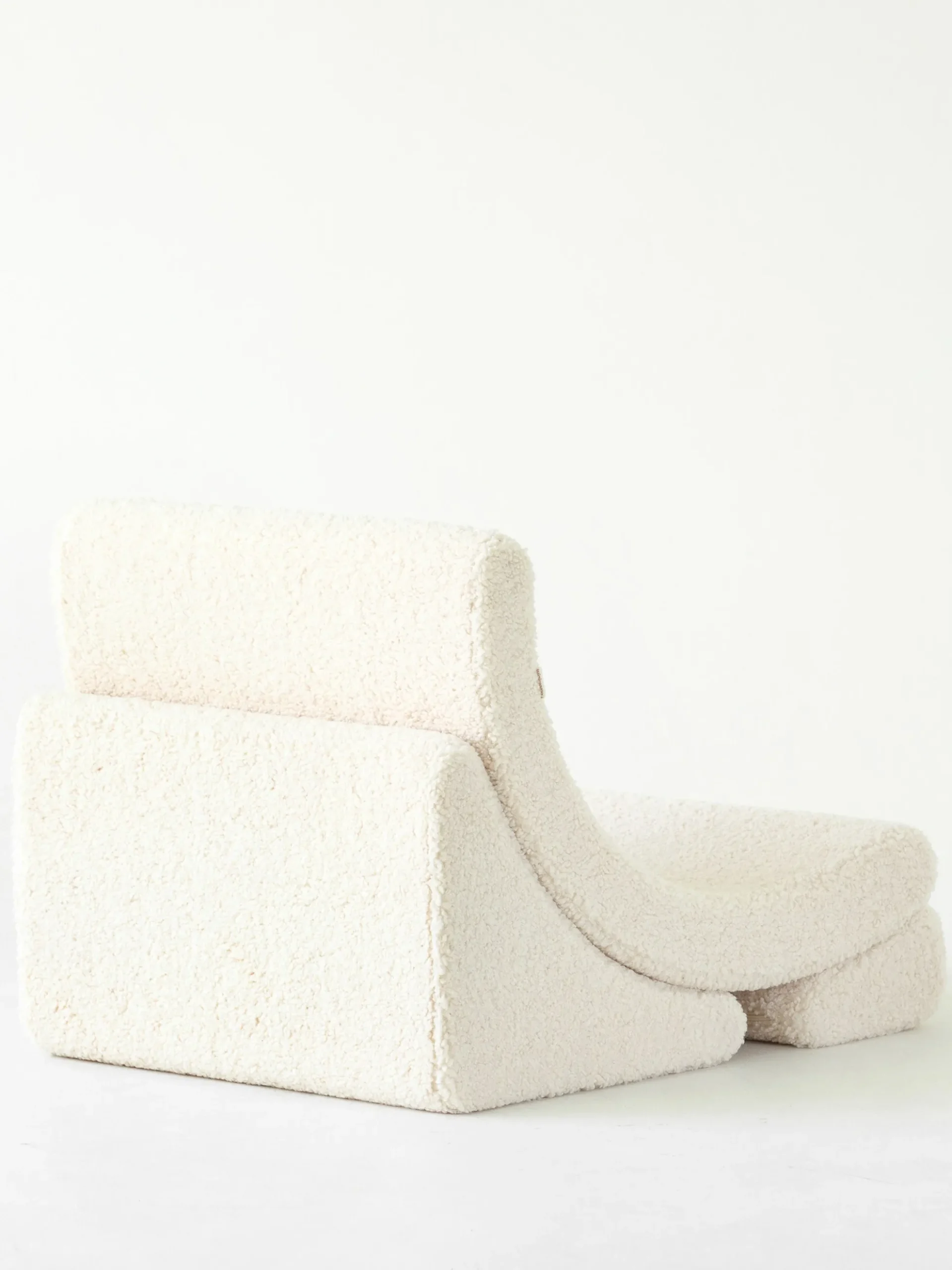 Poltrona per bambini in teddy fatta a mano Moon