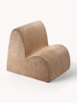 Poltrona per bambini in velluto a coste Cloud