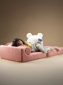 Poltrona pieghevole per bambini in velluto a coste fatta a mano Flipster