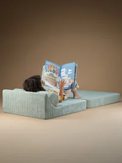 Poltrona pieghevole per bambini in velluto a coste fatta a mano Flipster