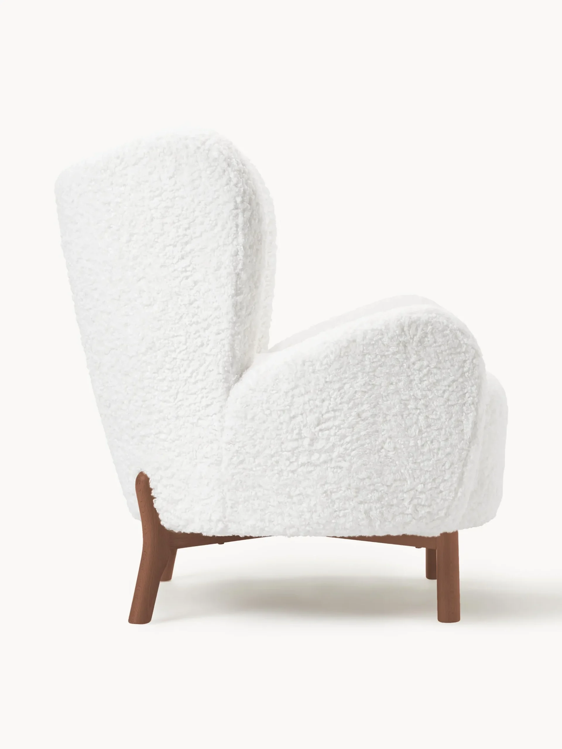 Poltrona Bergère in teddy Kalia