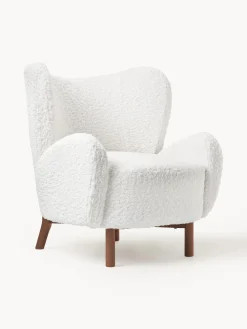Poltrona Bergère in teddy Kalia