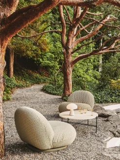Poltrona da giardino girevole Pacha