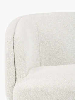 Poltrona girevole in bouclé Irene