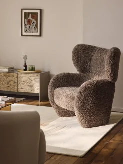 Poltrona in bouclé Teyvat