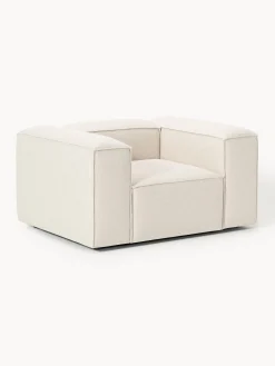 Poltrona in misto lino Lennon