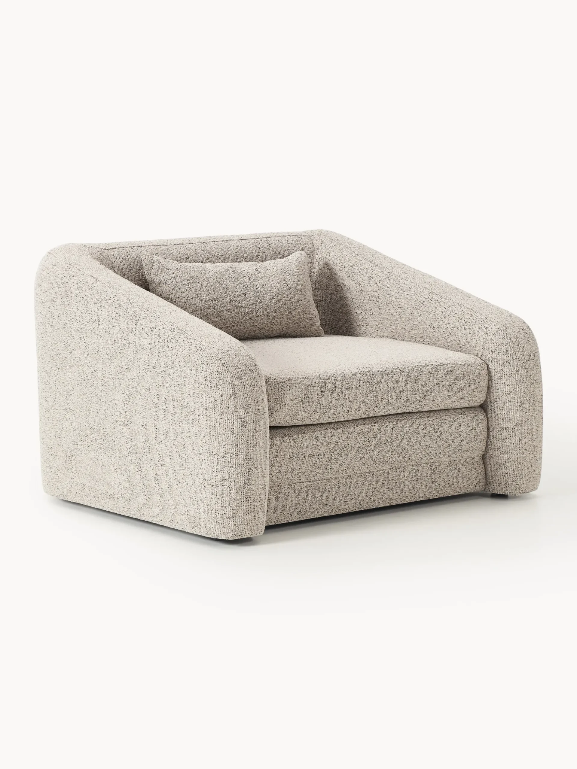 Poltrona letto in bouclé Eliot