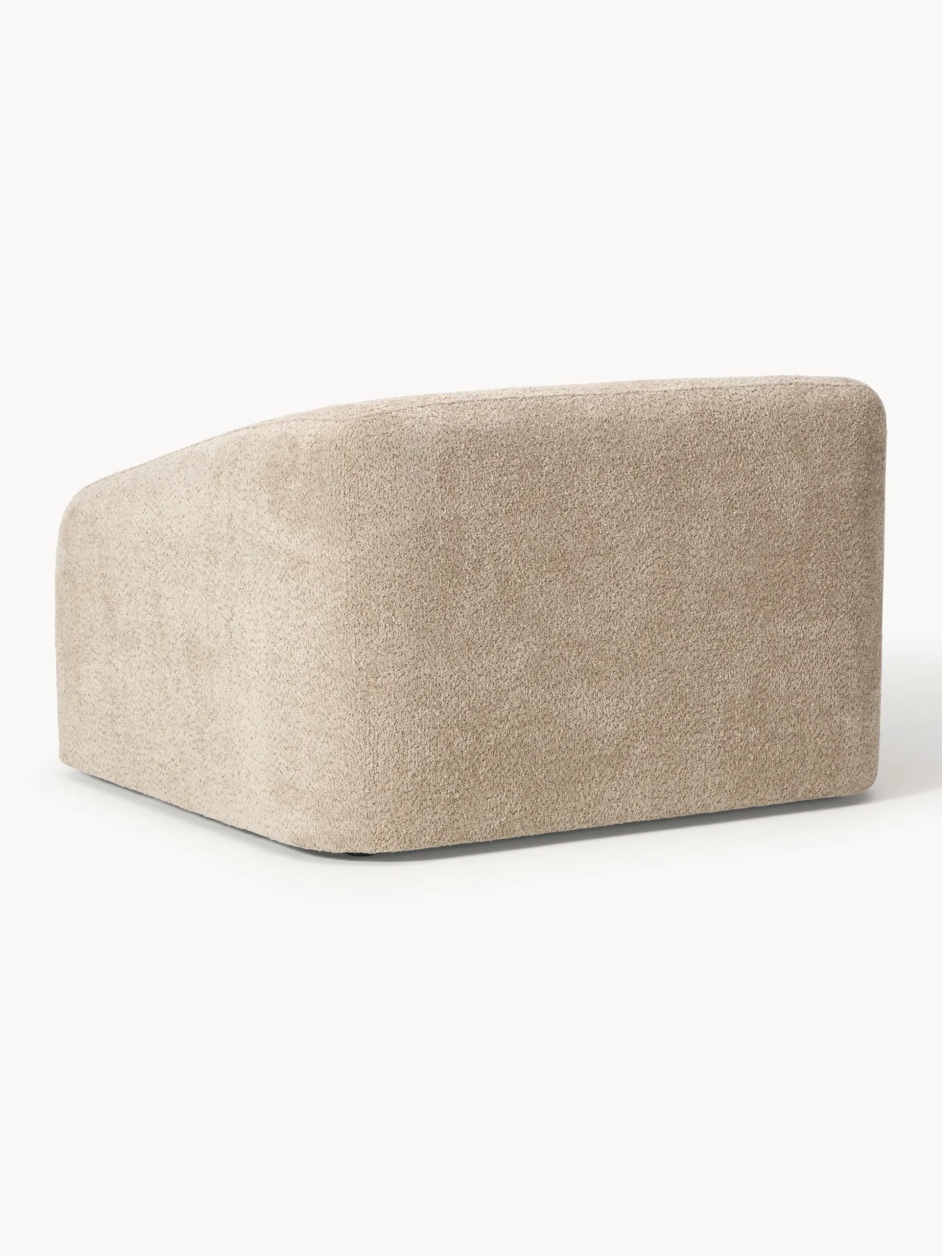 Poltrona letto in teddy-bouclé Eliot