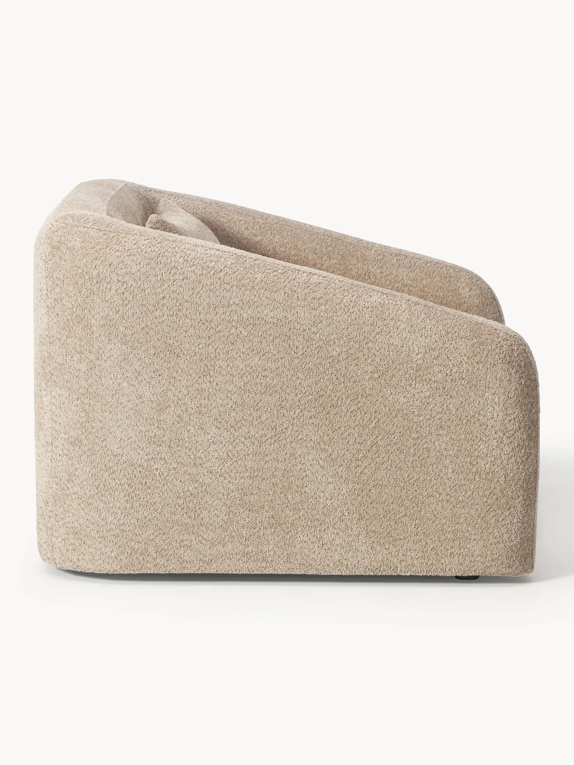 Poltrona letto in teddy-bouclé Eliot