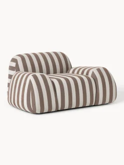 Poltrona lounge a righe Wolke