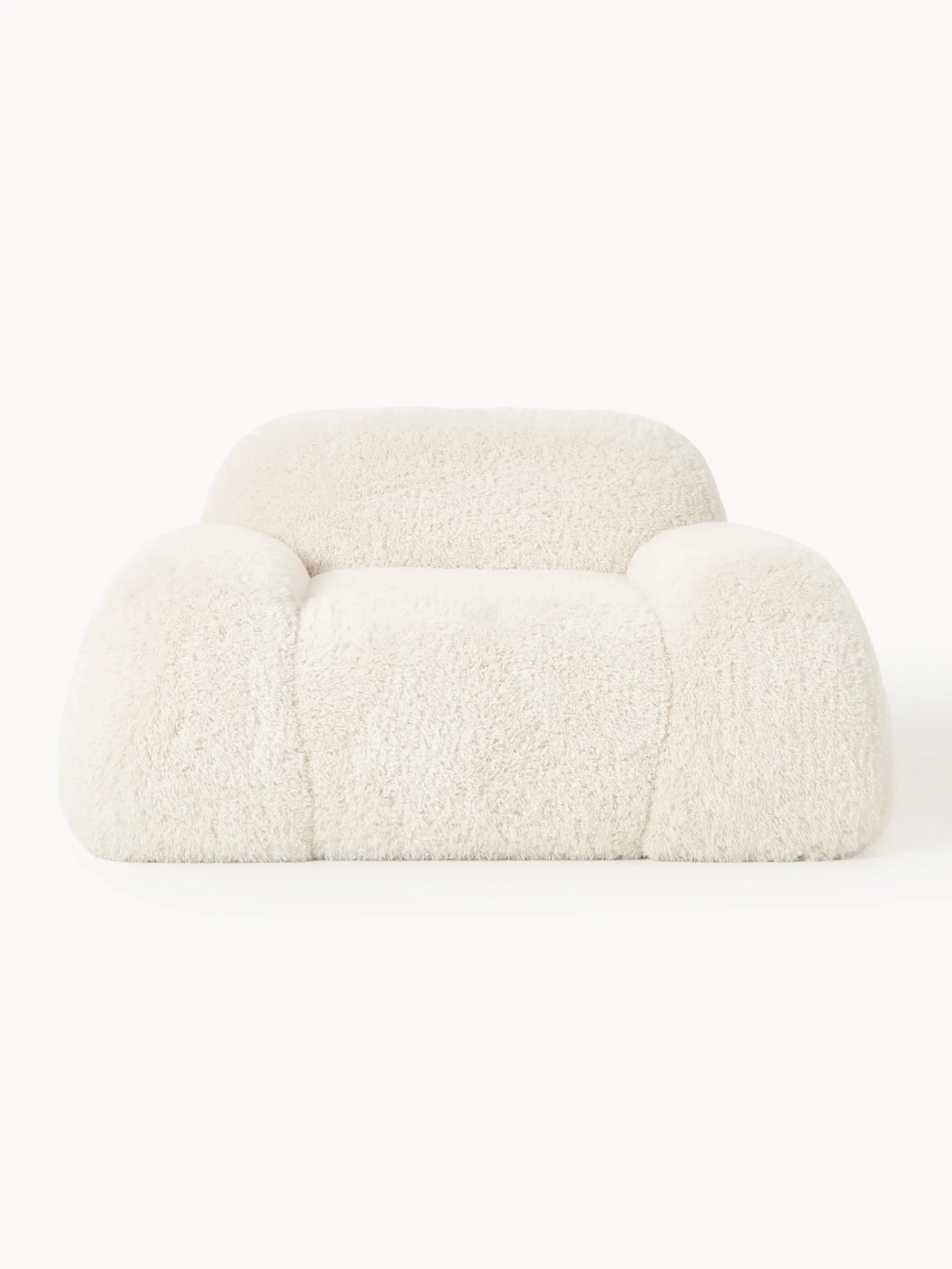 Poltrona lounge in teddy Wolke