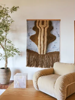 Poltrona lounge in velluto fatta a mano Arc