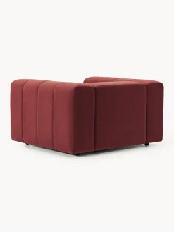Poltrona lounge in velluto Lena