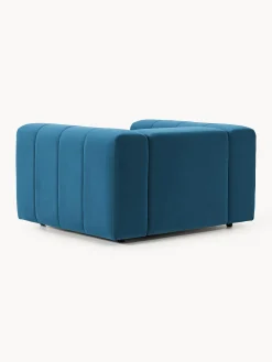 Poltrona lounge in velluto Lena