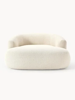 Poltrona lounge XL in bouclé Sofia