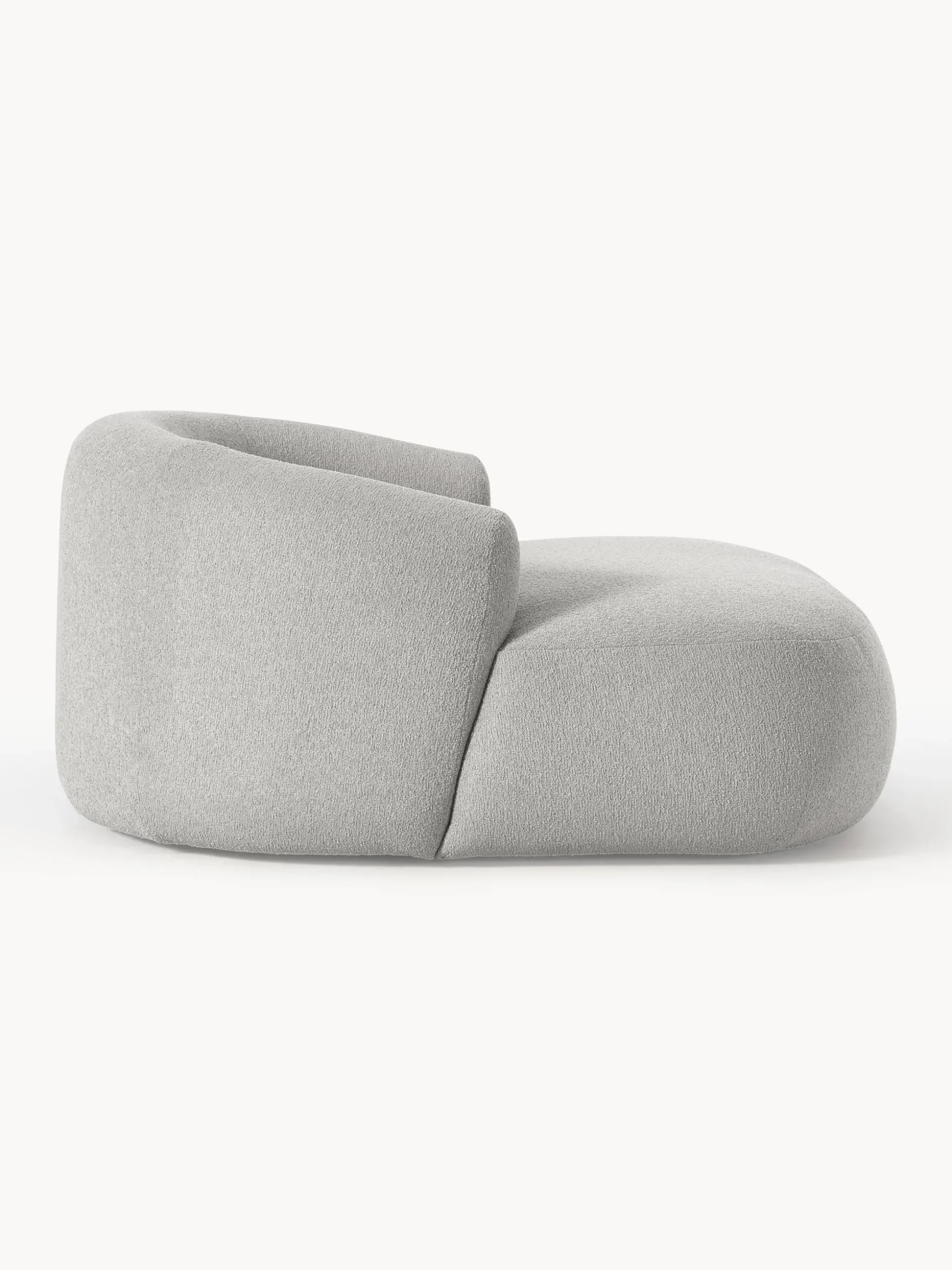 Poltrona lounge XL in bouclé Sofia