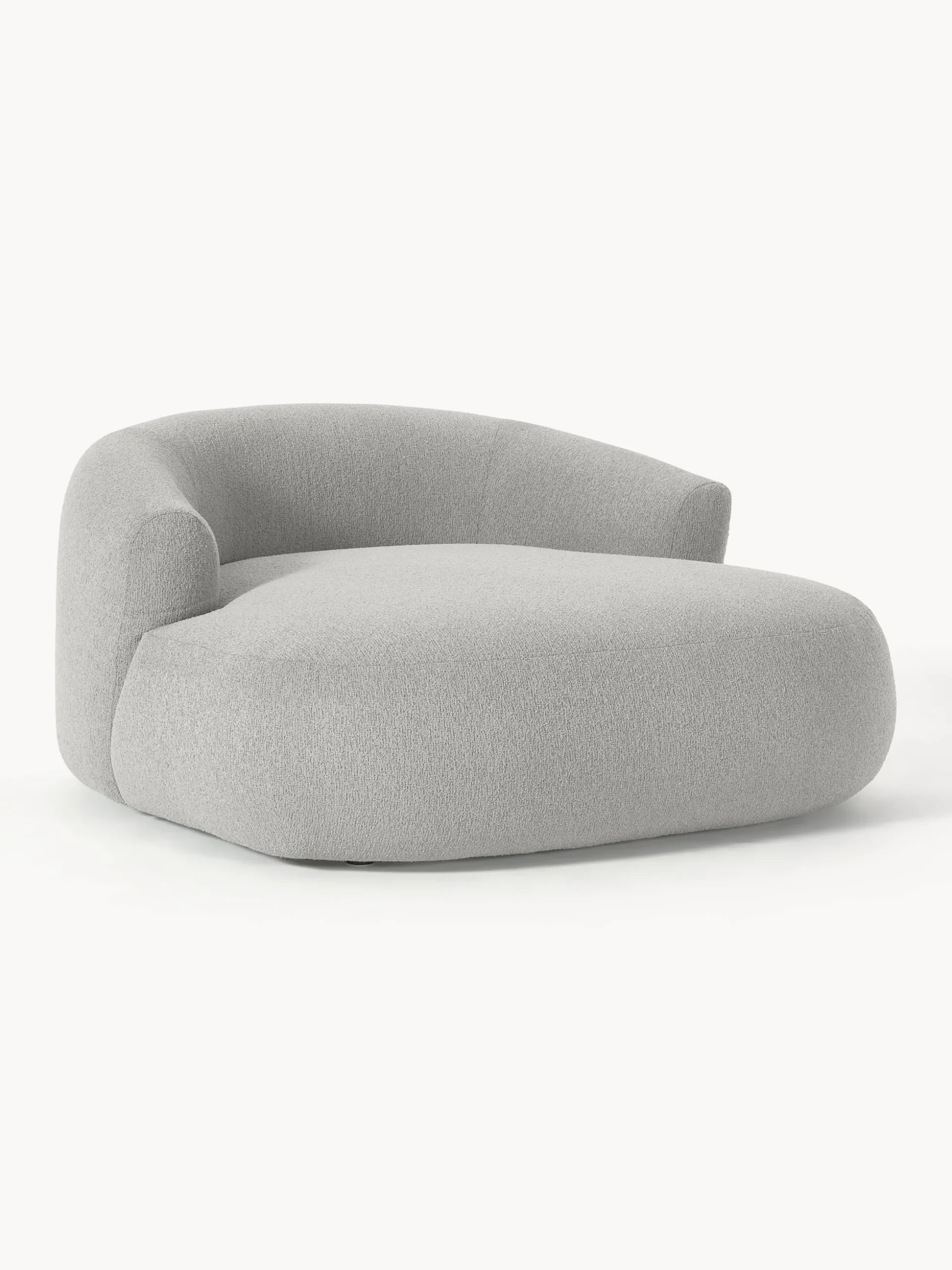 Poltrona lounge XL in bouclé Sofia