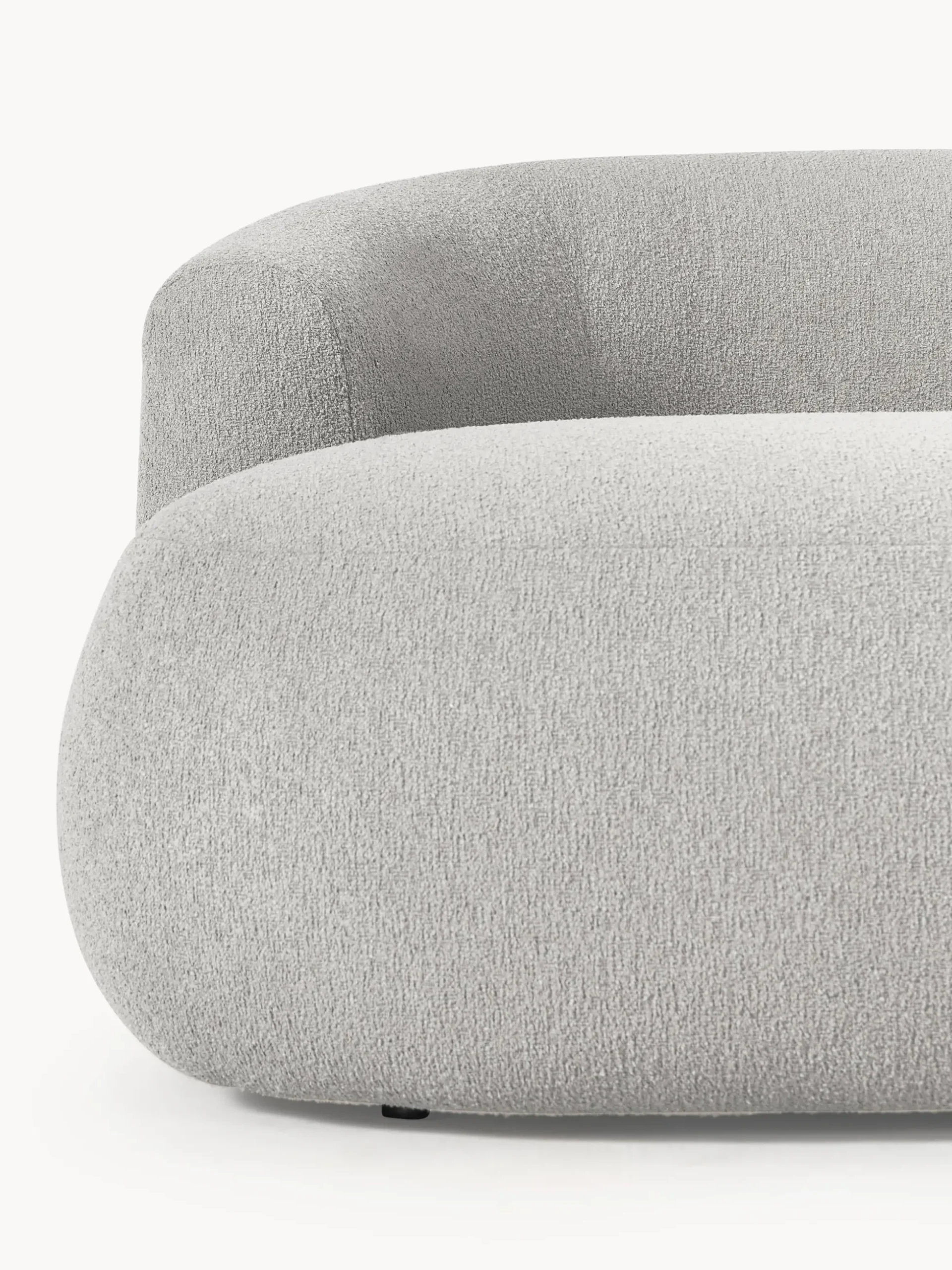 Poltrona lounge XL in bouclé Sofia