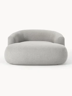 Poltrona lounge XL in bouclé Sofia