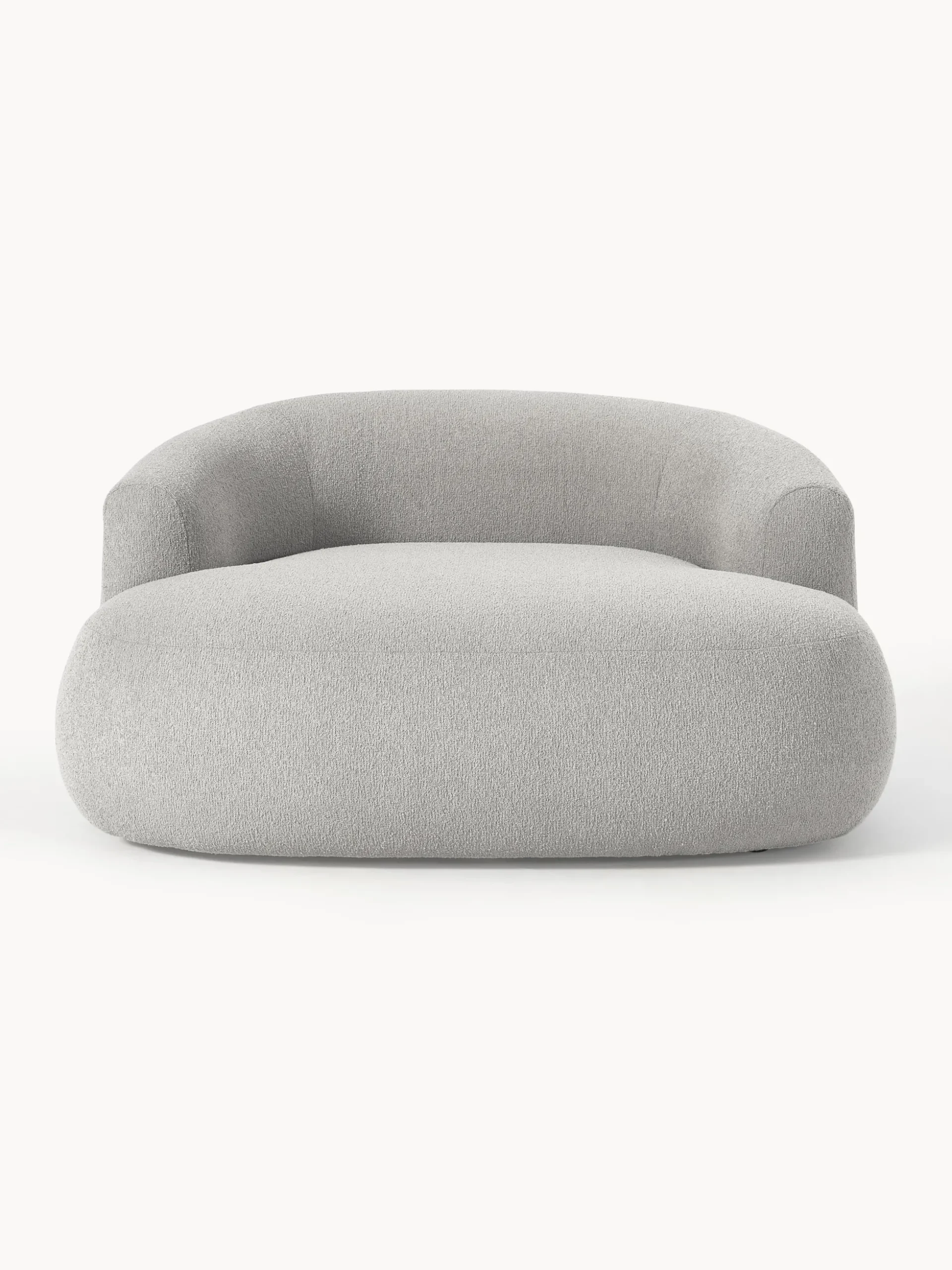Poltrona lounge XL in bouclé Sofia