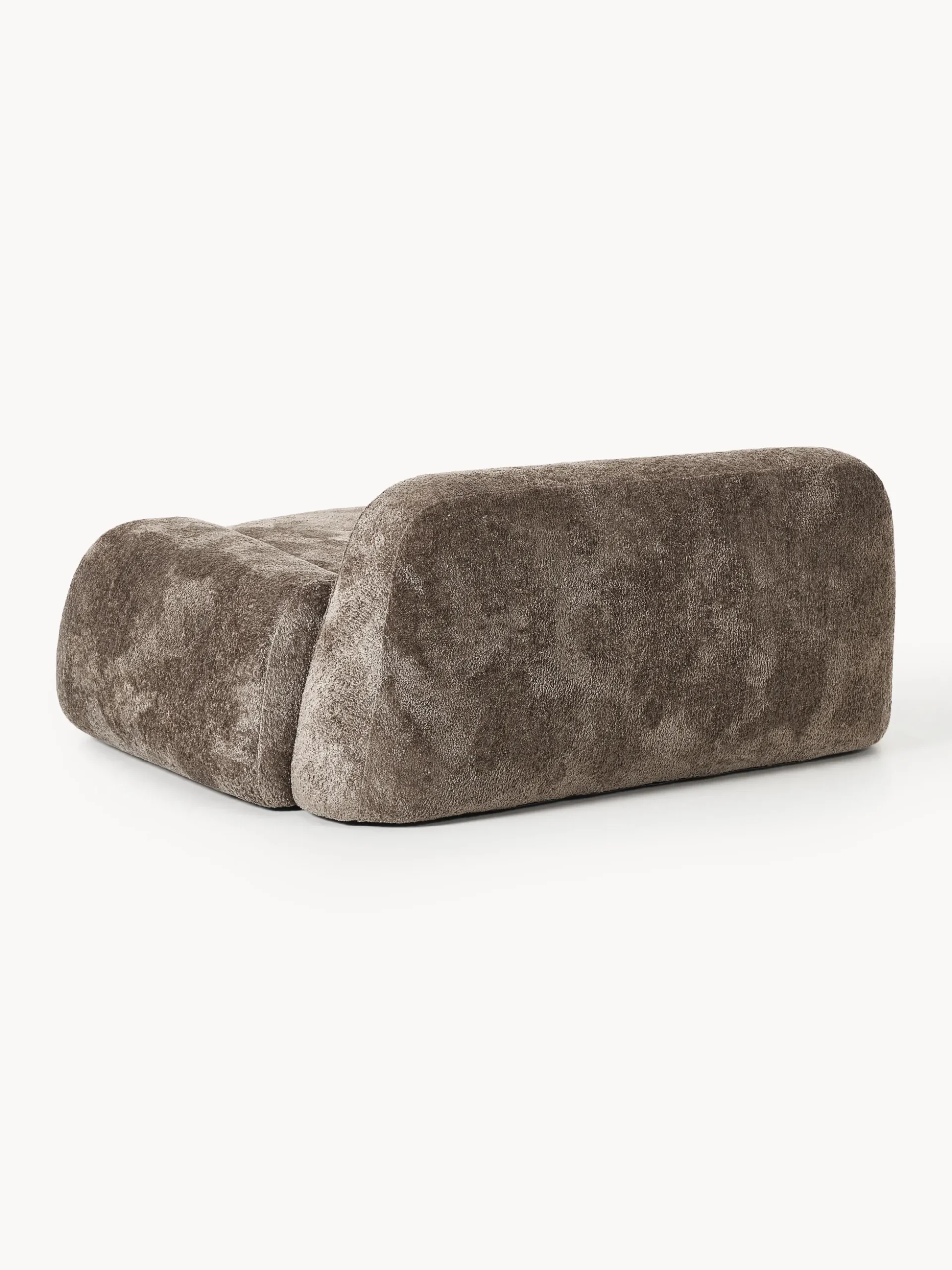 Poltrona lounge XL in teddy bouclé Wolke