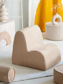 Poltrona per bambini in velluto a coste Cloud