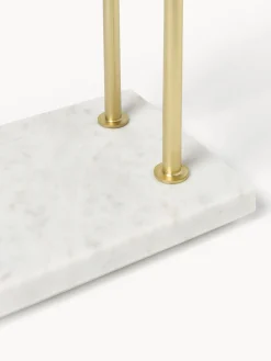 Porta asciugamani con base in marmo Simba