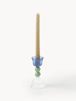 Portacandela in vetro borosilicato Perle