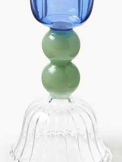 Portacandela in vetro borosilicato Perle